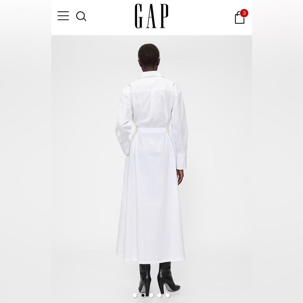 Gap cotton poplin dress - Picture 4 of 8